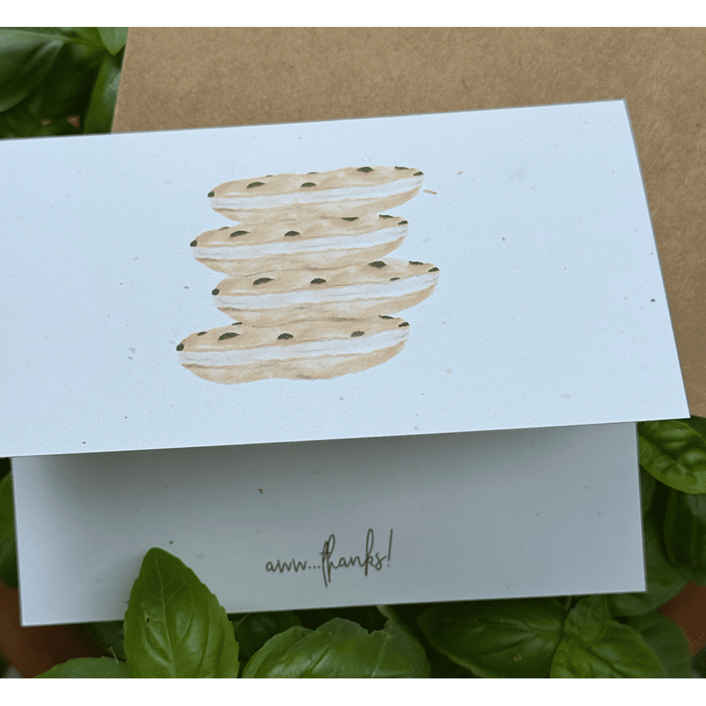 chocolate chipper note cards