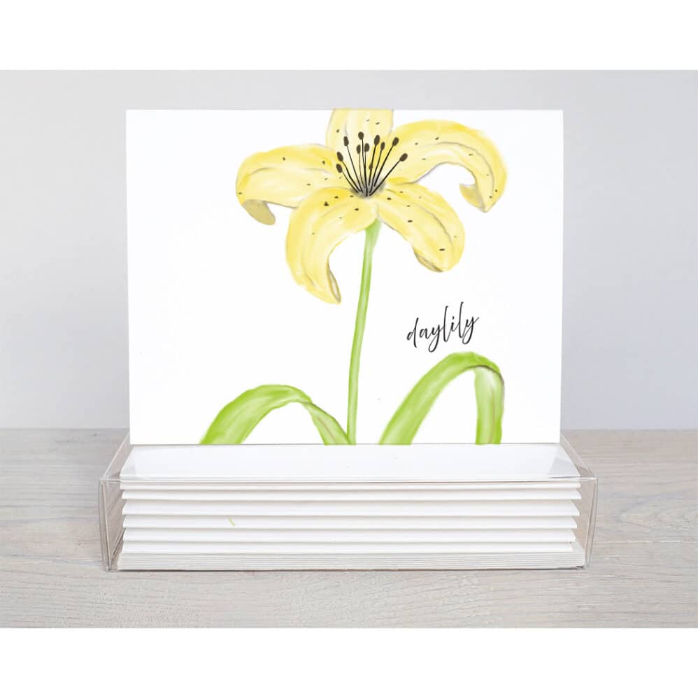 daylily to the edge NOTE CARDS