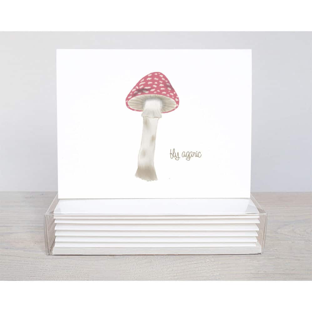 fly agaric note card