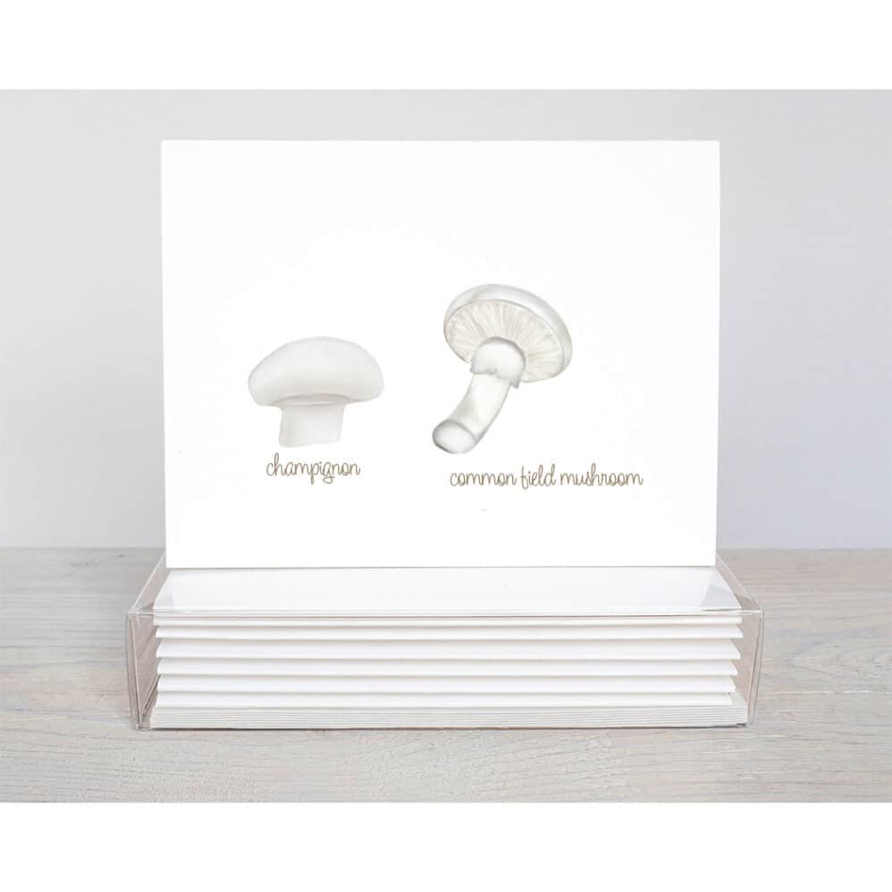 multi fungi note card